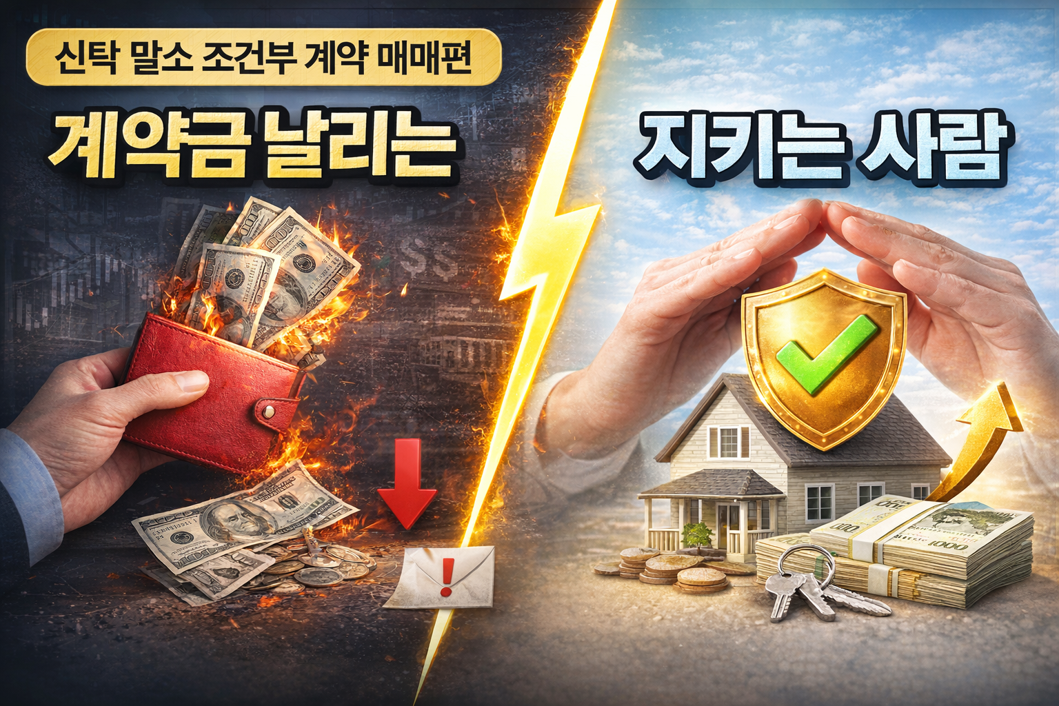 신탁 말소 조건부 계약 구조 설명