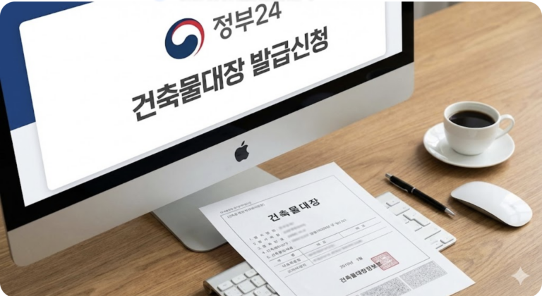 2026 정부24 건축물대장 및 토지대장 발급 신청